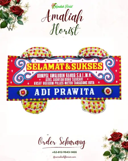 Papan Bunga Ucapan Selamat Semiring
